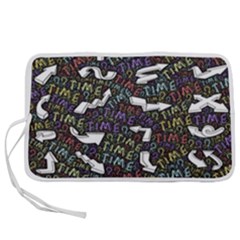 Footprints Path Mystery Unknown Pen Storage Case (l) by Paksenen