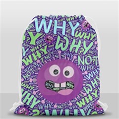 Why Not Question Reason Drawstring Bag (small) by Paksenen