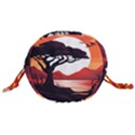 Tree Lake Bird Drawstring Bucket Bag View3