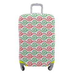 Spiral Geometry Pattern Luggage Cover (small) by Ndabl3x