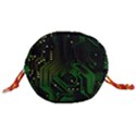 Circuits Circuit Board Green Technology Drawstring Bucket Bag View3