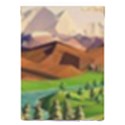 River Between Green Forest With Brown Mountain Playing Cards Single Design (Rectangle) with Custom Box View2