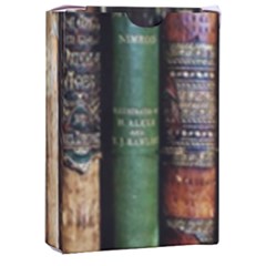 Assorted Color Books Old Macro Playing Cards Single Design (rectangle) With Custom Box by Cendanart
