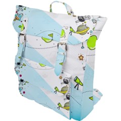 Astronaut Spaceship Buckle Up Backpack by Bedest