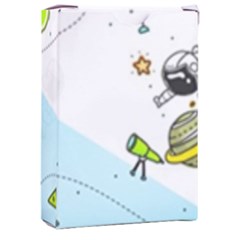 Astronaut Spaceship Playing Cards Single Design (rectangle) With Custom Box by Bedest