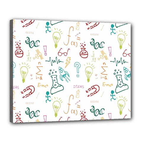 Background Decorative Canvas 20  X 16  (stretched) by Bedest