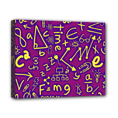 Background Doodles Math Canvas 10  X 8  (stretched) by Bedest