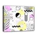 Graphic Design Geometric Background Canvas 14  x 11  (Stretched) View1