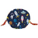 Big Set Cute Astronauts Space Planets Stars Aliens Rockets Ufo Constellations Satellite Moon Rover V Drawstring Bucket Bag View3