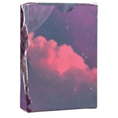 Aesthetic Astronautics Atmosphere Blue Clouds Cosmos Fantasy Galaxy Playing Cards Single Design (rectangle) With Custom Box by Cendanart