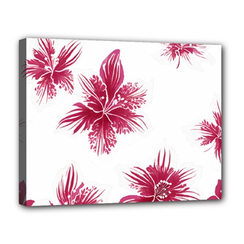 Hawaiian Flowers Canvas 14  X 11  (stretched) by essentialimage