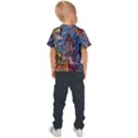 Castle Building Stained Glass Kids  Sports T-Shirt View2