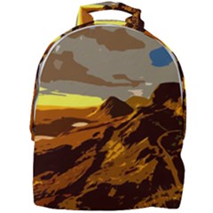 Scotland Monti Mountains Mountain Mini Full Print Backpack by Cendanart