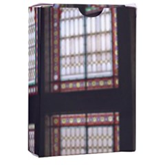 Stained Glass Window Krotoszyn Playing Cards Single Design (rectangle) With Custom Box by Cendanart
