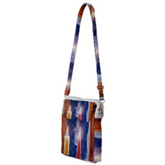 Christmas Lighting Candles Multi Function Travel Bag by Cendanart