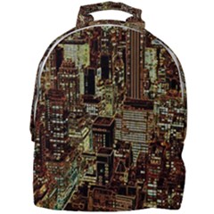 Photo New York City Skyscrapers Mini Full Print Backpack by Cendanart