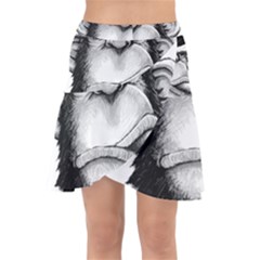 Png Houed Wrap Front Skirt by saad11