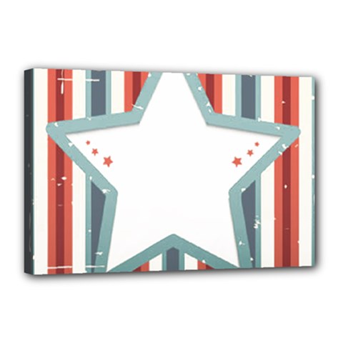 Star-decorative-embellishment-6aa070a89baeccaaaca156bbe13c325f Canvas 18  X 12  (stretched) by saad11
