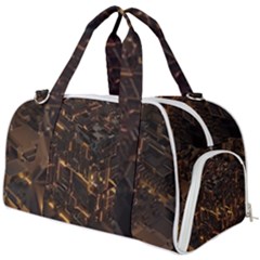 Cube Forma Glow 3d Volume Burner Gym Duffel Bag by Bedest