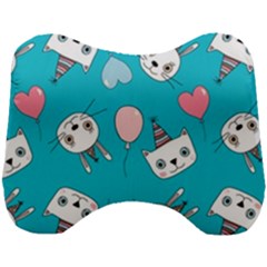 Cat Bunny Head Support Cushion by Grandong