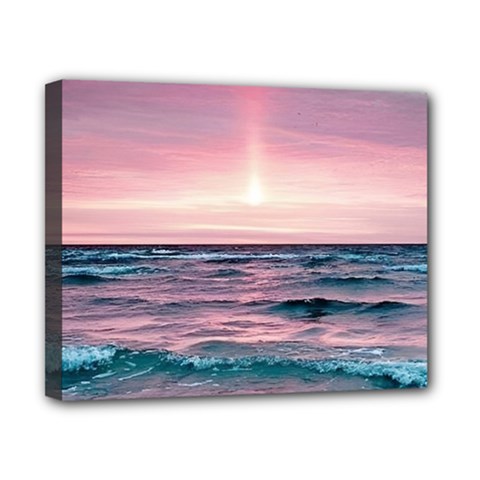 Sunset Ocean Beach Catcher Dream Evening Night Sunset Canvas 10  X 8  (stretched) by Cemarart