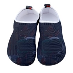 Abstract Tech Computer Motherboard Technology Men s Sock-style Water Shoes by Cemarart