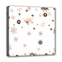 Golden-snowflake Mini Canvas 8  x 8  (Stretched) View1