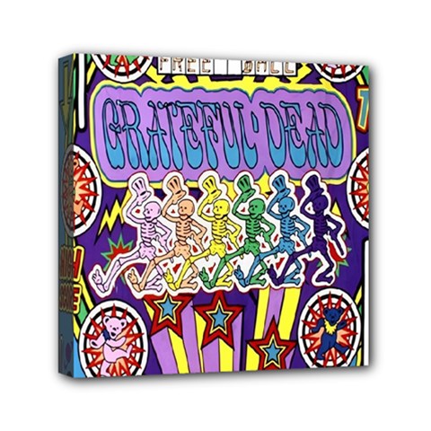 Grateful Dead Mini Canvas 6  X 6  (stretched) by Cemarart