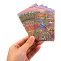 Arabian Street Art Colorful Peacock Tiger Man Parrot Horse Dancer Fantasy Playing Cards Single Design (Rectangle) with Custom Box View3