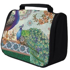 Royal Peacock Feather Art Fantasy Full Print Travel Pouch (big) by Cemarart