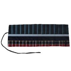 Books Bookshelf Library Education Roll Up Canvas Pencil Holder (s) by Grandong