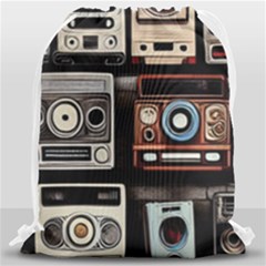 Retro Cameras Old Vintage Antique Drawstring Bag (large) by Grandong