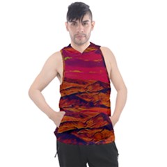 Time Wind Polishpattern Architecture Building City Cityscape Nature Pop-art Pop Surrealism  Retrowave Men s Sleeveless Hoodie by Cemarart