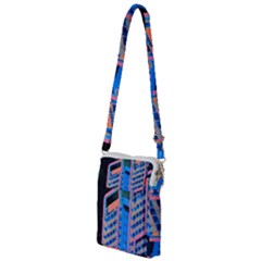 Fantasy City Architecture Building Cityscape Multi Function Travel Bag by Cemarart