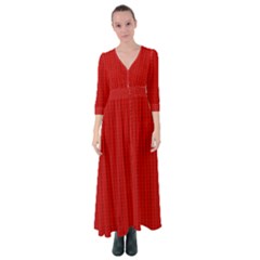 Ed Lego Texture Macro, Red Dots Background, Lego, Red Button Up Maxi Dress by nateshop