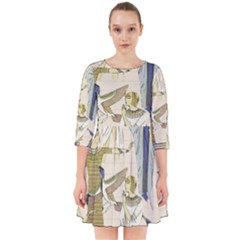 Egyptian Paper Woman Dress Design Smock Dress by Proyonanggan