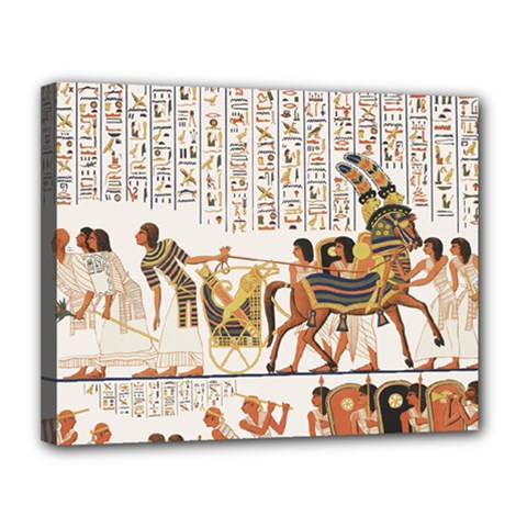 Ancient Egyptian Art Egypt Canvas 14  X 11  (stretched) by Proyonanggan