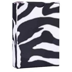 Zebra-black White Playing Cards Single Design (rectangle) With Custom Box by nateshop