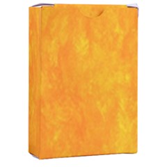 Background-yellow Playing Cards Single Design (rectangle) With Custom Box by nateshop