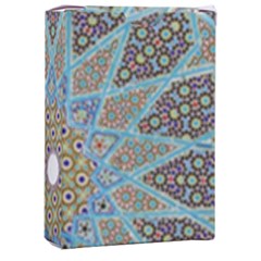 Tile, Geometry, Pattern, Points, Abstraction Playing Cards Single Design (rectangle) With Custom Box by nateshop