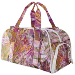 Abstract Pink Blend Burner Gym Duffel Bag by kaleidomarblingart