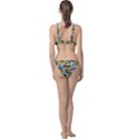 Comic Elements Colorful Seamless Pattern Classic Banded Bikini Set  View2