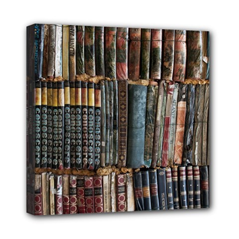 Abstract Colorful Texture Mini Canvas 8  X 8  (stretched) by Bedest