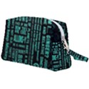 Tardis Doctor Who Technology Number Communication Wristlet Pouch Bag (Large) View2
