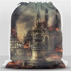 Braunschweig City Lower Saxony Drawstring Bag (large) by Cemarart