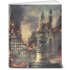 Braunschweig City Lower Saxony 8  X 10  Hardcover Notebook by Cemarart