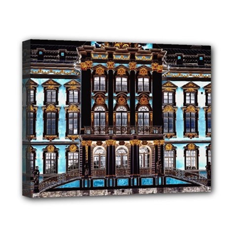 Catherine Spalace St Petersburg Canvas 10  X 8  (stretched) by Cemarart