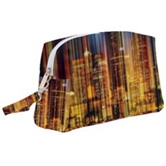 Skyline Light Rays Gloss Upgrade Wristlet Pouch Bag (large) by Cemarart