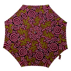 Authentic Aboriginal Art - You Belong Hook Handle Umbrellas (medium) by hogartharts