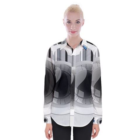 Washing Machines Home Electronic Womens Long Sleeve Shirt by Proyonanggan